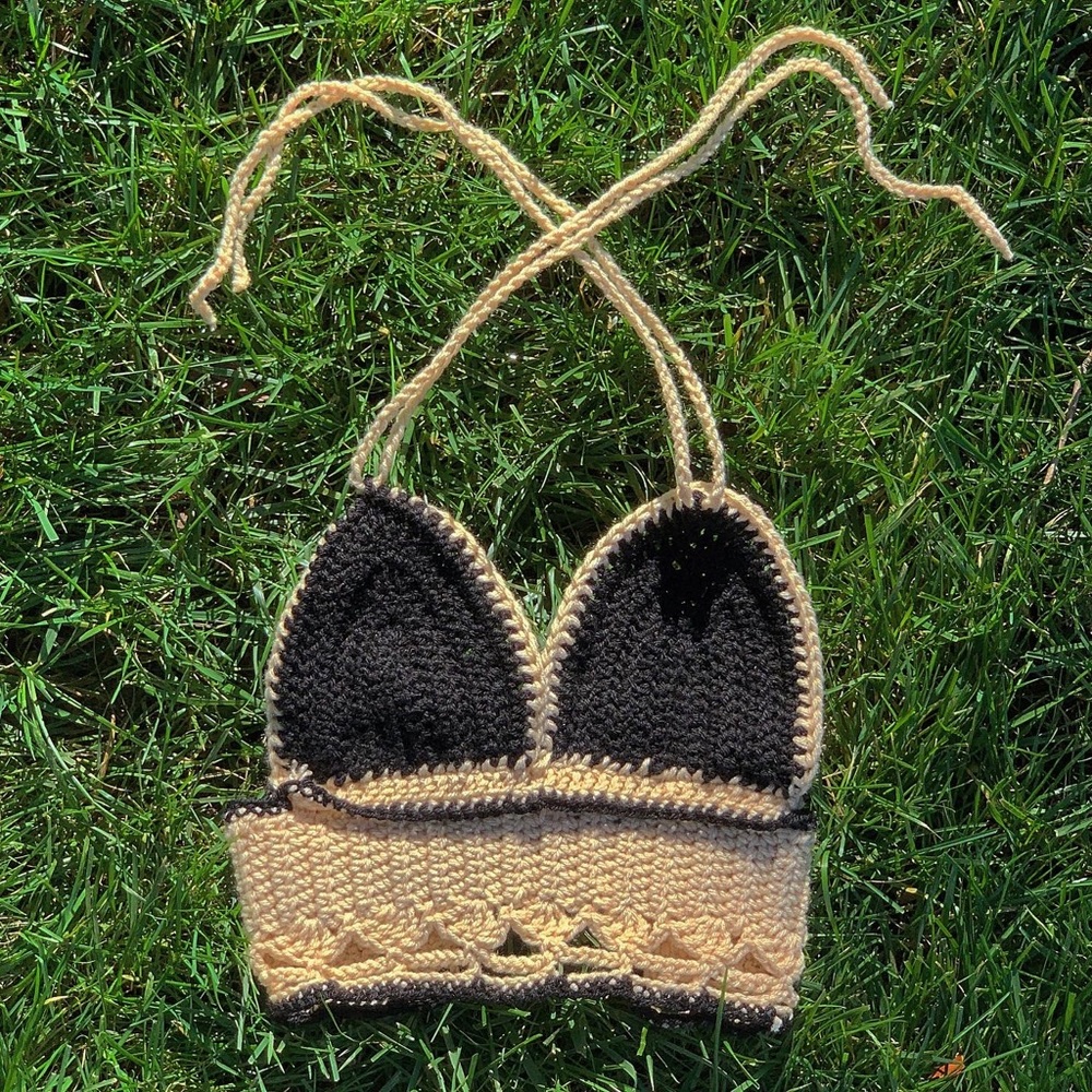 Crochet Halter Crop Top